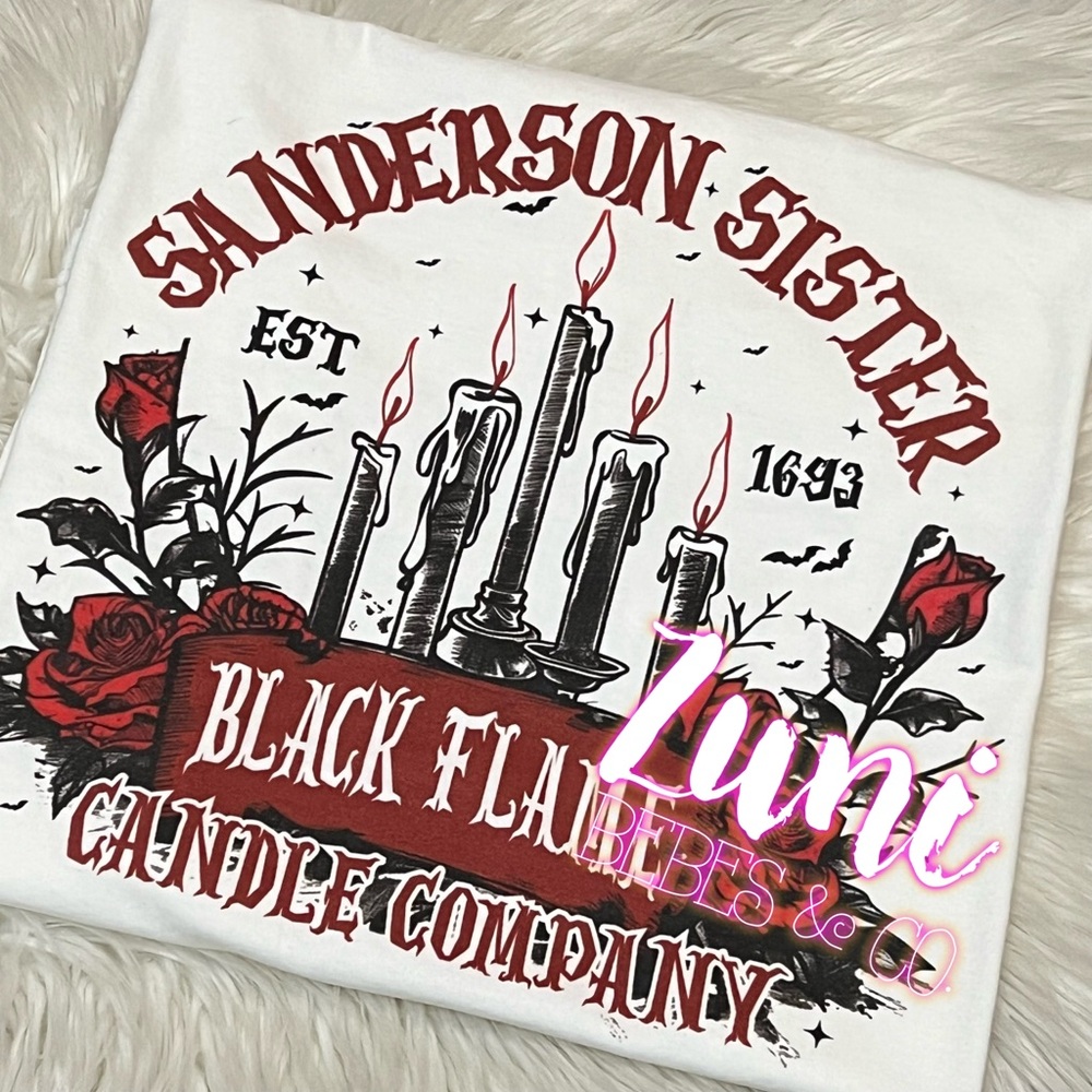 Black flame candle co t-shirt